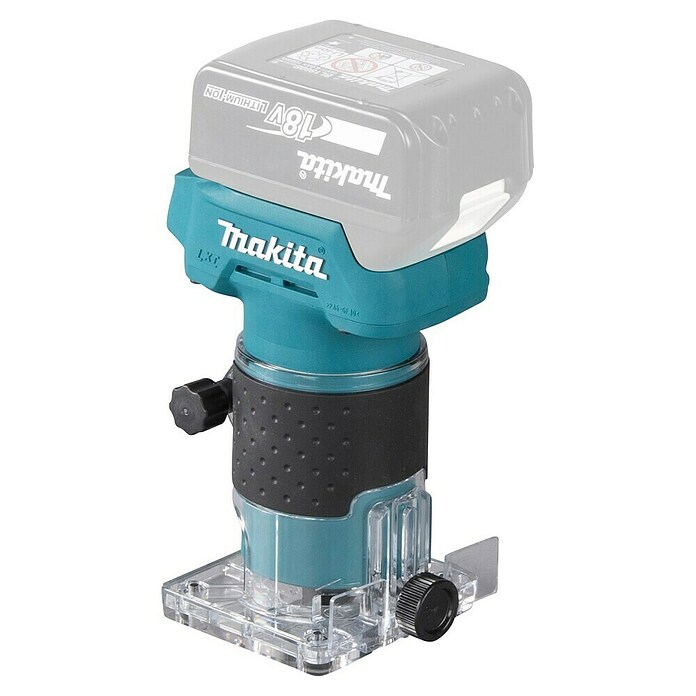 Makita LXT 18V Fresadora de cantos de batería DRT52Z (18 V, Sin batería, Número de revoluciones de marcha en vacío: 30.000 r.p.m.) | BAUHAUS