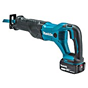 Makita Caladora de batería (18 V, 1 batería, 5 Ah, Número de carreras marcha en vacío: 0 - 2.800 carreras/min)