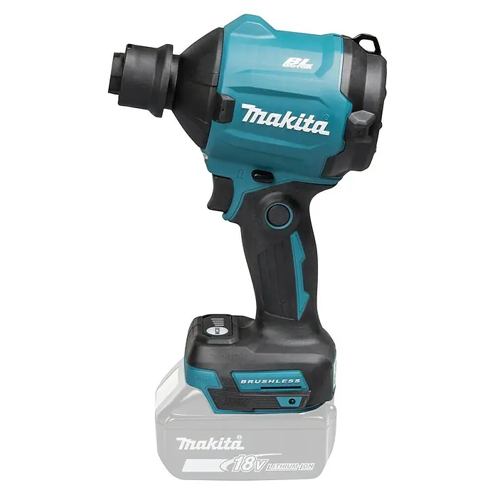 Makita LXT 18V Akku-Gebläse DAS180Z - 18 V, Ohne Akku, 200 mm/s - Makita 18V Akku-Schlagschrauber in Türkis und Schwarz, angetrieben von einem bürstenlosen Motor und einem Lithium-Ionen-Akku.