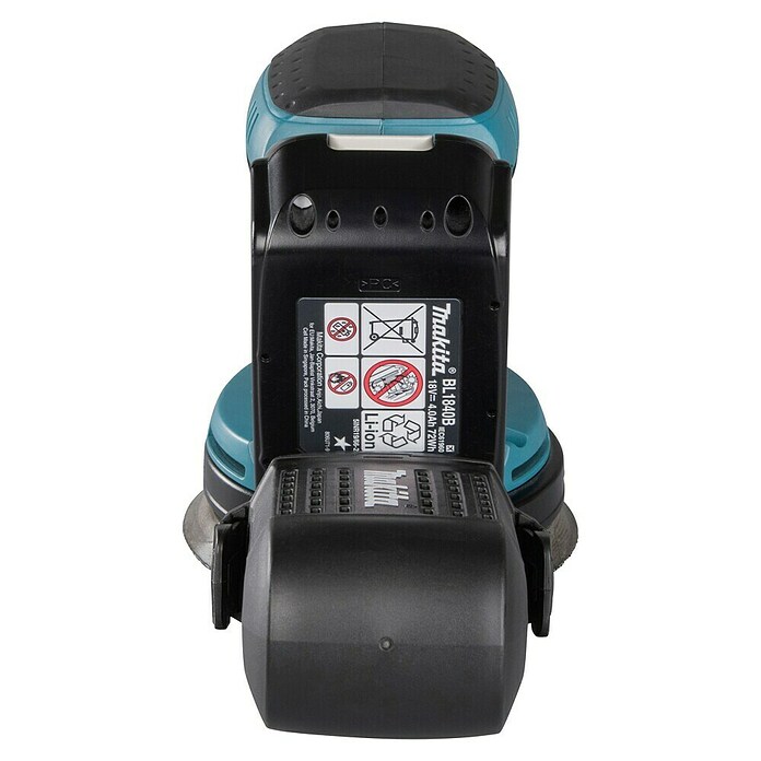 Makita Lijadora excéntrica de batería (18 V, 2 baterías, 5 Ah, Diámetro disco de lija: 125 mm)