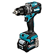 Makita XGT 40V max. Taladro atornillador percutor de batería HP001GZ (40 V, 2 baterías, 2,5 Ah, 41 Nm) | BAUHAUS