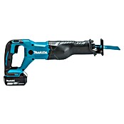 Makita Caladora de batería (18 V, 1 batería, 5 Ah, Número de carreras marcha en vacío: 0 - 2.800 carreras/min)