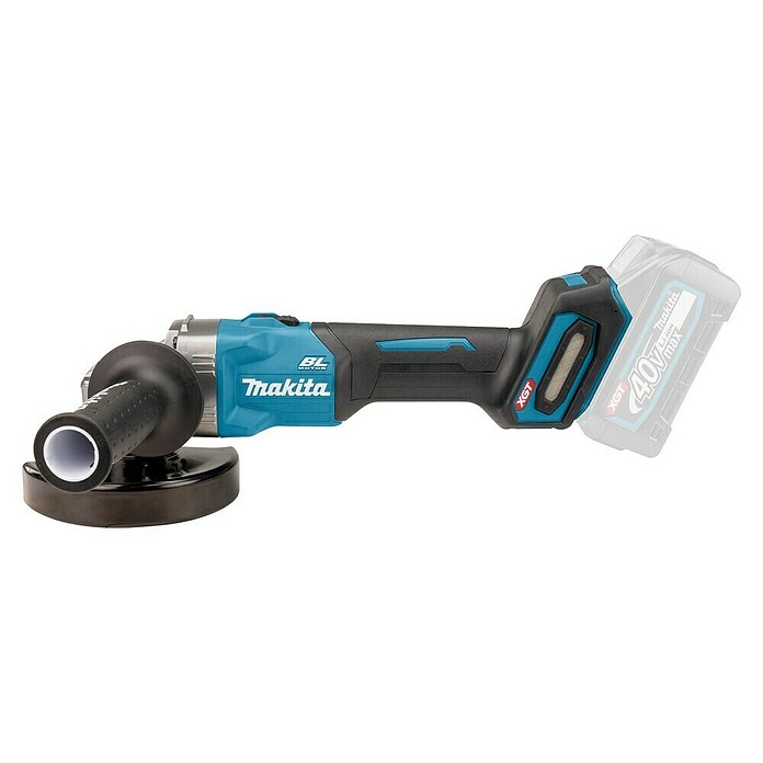 Makita XGT 40V max. Amoladora angular de batería GA008GZ (40 V, Sin batería, Diámetro disco: 125 mm) | BAUHAUS
