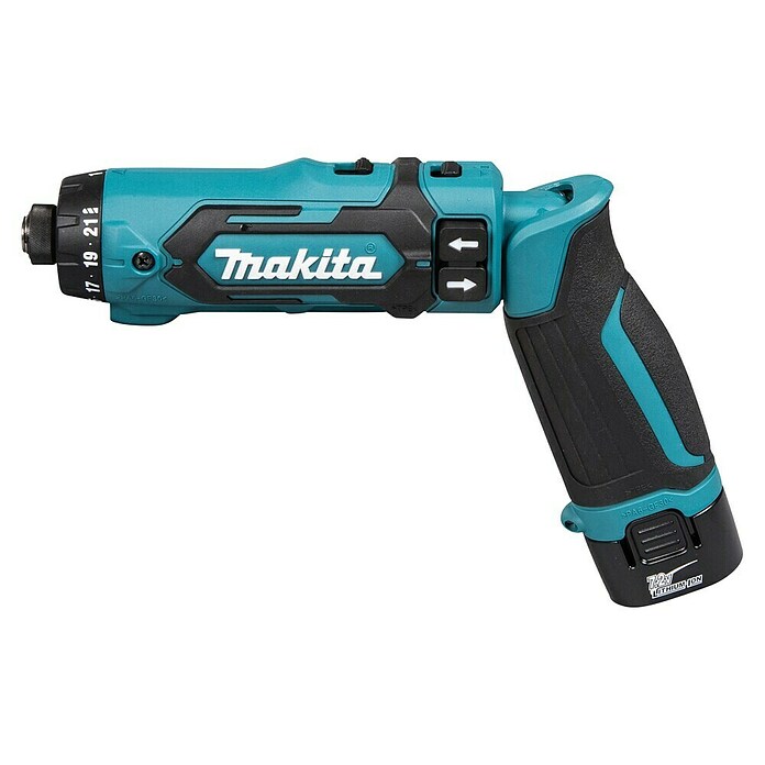 Makita Akku-Knickschrauber (7,2 V, 2 Akkus, 1,5 Ah, Leerlaufdrehzahl: 200 U/min - 650 U/min)