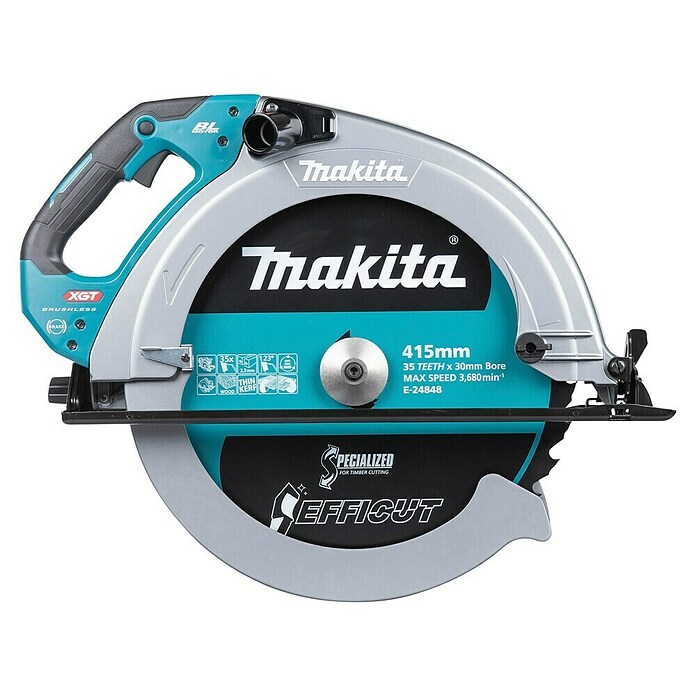 Makita XGT 40V max. Sierra circular de batería HS013GZ (40 V, Sin batería, Diámetro hoja de sierra: 415 mm, 2.100 r.p.m.) | BAUHAUS