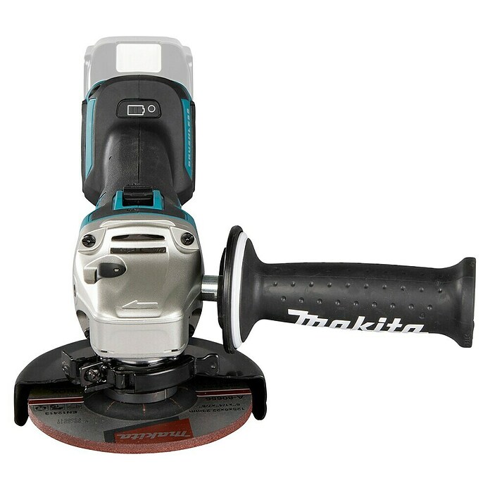 Makita Amoladora angular de batería (18 V, Iones de litio, Sin batería, Diámetro disco: 125 mm)