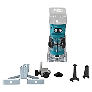 Makita LXT 18V Fresadora de cantos de batería DRT52Z (18 V, Sin batería, Número de revoluciones de marcha en vacío: 30.000 r.p.m.)