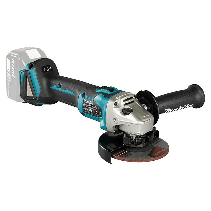 Makita Amoladora angular de batería (18 V, Iones de litio, Sin batería, Diámetro disco: 125 mm)
