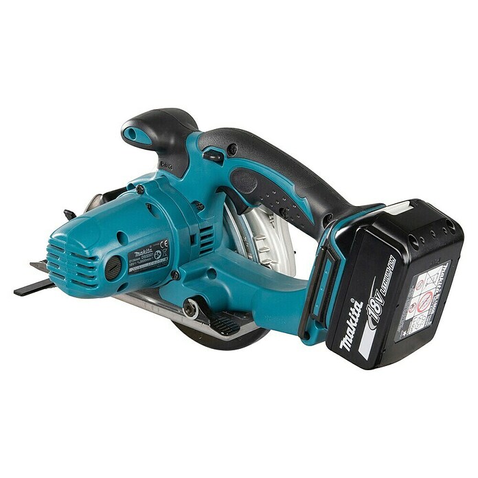Makita Akku-Handkreissäge DSS501RTJ (18 V, 2 Akkus, 5 Ah, 0 U/min - 3.600 U/min, Sägeblatt: Ø 136 mm)