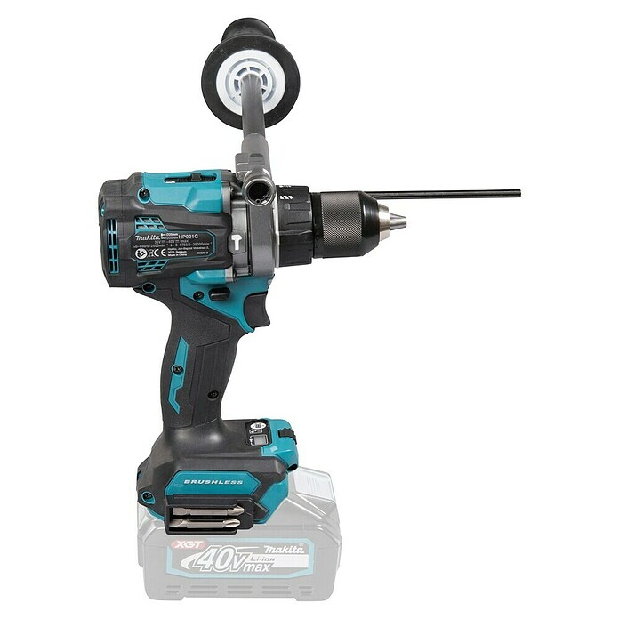 Makita XGT 40V max. Taladro atornillador percutor de batería HP001GZ (40 V, Sin batería) | BAUHAUS
