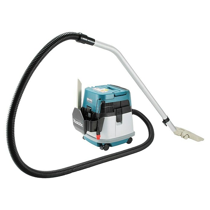 Makita Aspirador de agua de batería (36 V, Sin batería, Volumen de recipiente: 15 l, Alimentación y acumulador de red)