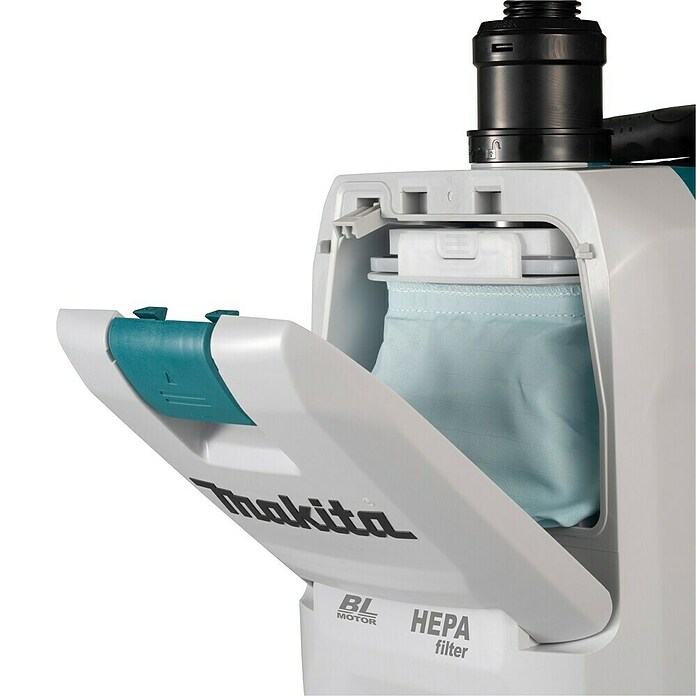 Makita XGT 40V max. Aspiradora con mochila de batería VC008GZ (40 V, Sin batería, Volumen de recipiente: 2 l) | BAUHAUS