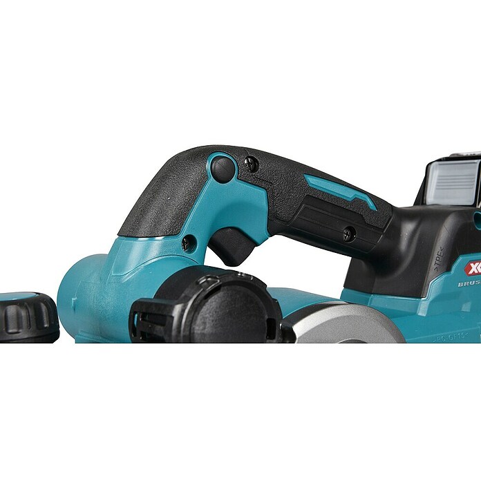 Makita XGT 40V max. Cepillo de batería KP001GZ (40 V, Sin batería, Profundidad de ranura: 0 mm - 25 mm, Número de revoluciones de marcha en vacío: 15.000 r.p.m.) | BAUHAUS