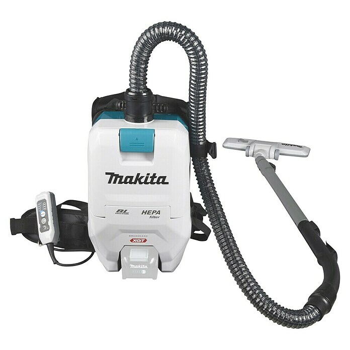 Makita XGT 40V max. Aspiradora con mochila de batería VC008GZ (40 V, Sin batería, Volumen de recipiente: 2 l) | BAUHAUS