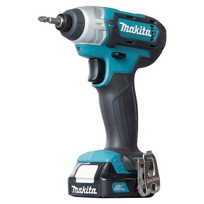 Makita Atornillador percutor de batería (10,8 V, 2 baterías, 4 Ah, 0 r.p.m. - 2.600 r.p.m.)
