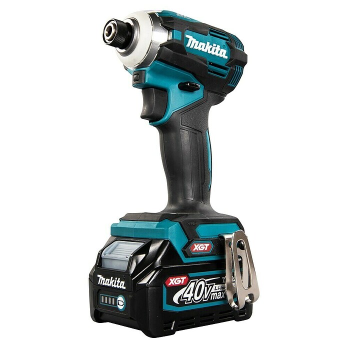 Makita XGT 40V max. Llave de impacto de batería TD001GZ (40 V, 2 baterías, 2,5 Ah) | BAUHAUS