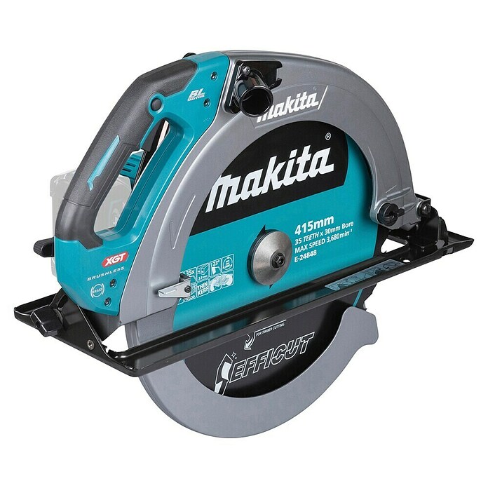 Makita XGT 40V max. Sierra circular de batería HS013GZ (40 V, Sin batería, Diámetro hoja de sierra: 415 mm, 2.100 r.p.m.) | BAUHAUS