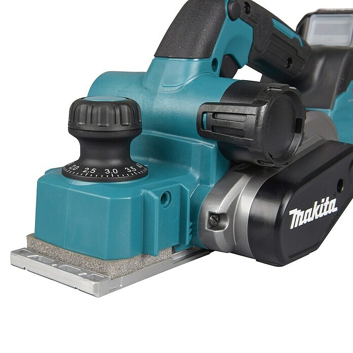 Makita XGT 40V max. Cepillo de batería KP001GZ (40 V, Sin batería, Profundidad de ranura: 0 mm - 25 mm, Número de revoluciones de marcha en vacío: 15.000 r.p.m.) | BAUHAUS