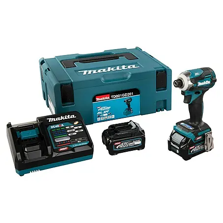 Makita XGT 40V max. Llave de impacto de batería TD001GZ