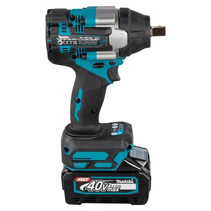 Makita XGT 40V max. Llave de impacto de batería TW008GZ (40 V, Sin batería, 760 Nm) | BAUHAUS
