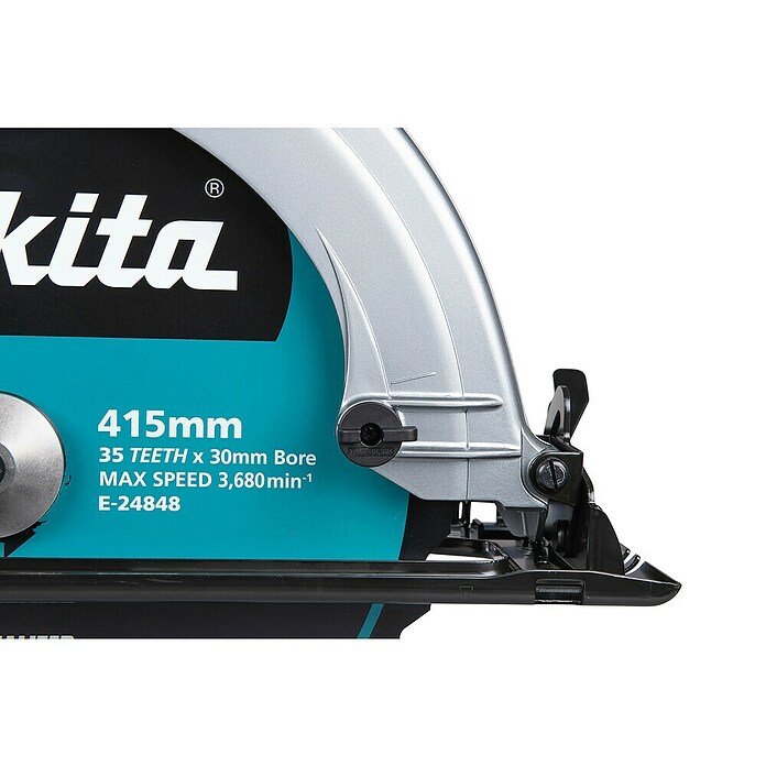 Makita XGT 40V max. Sierra circular de batería HS013GZ (40 V, Sin batería, Diámetro hoja de sierra: 415 mm, 2.100 r.p.m.) | BAUHAUS