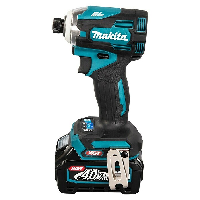 Makita XGT 40V max. Llave de impacto de batería TD001GZ (40 V, 2 baterías, 2,5 Ah) | BAUHAUS