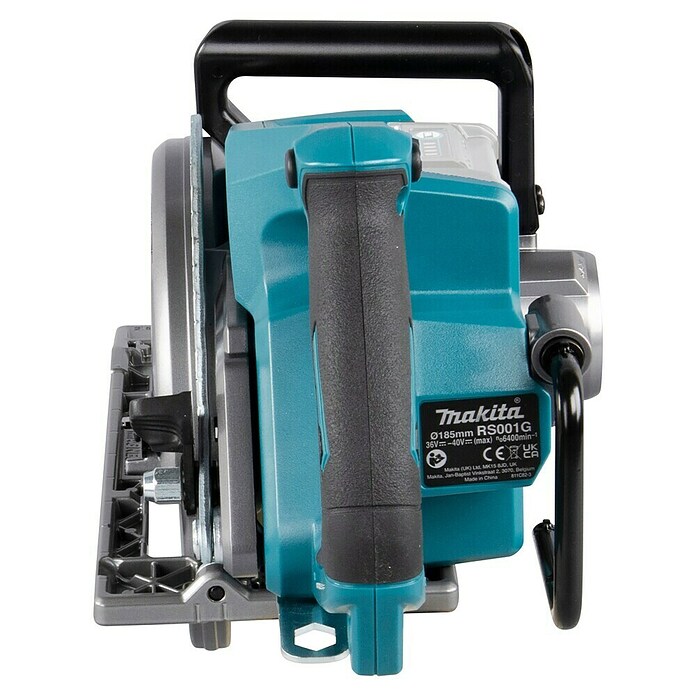 Makita XGT 40V max. Sierra circular de batería RS001GZ (40 V, Sin batería, Diámetro hoja de sierra: 185 mm, 6.400 r.p.m.) | BAUHAUS
