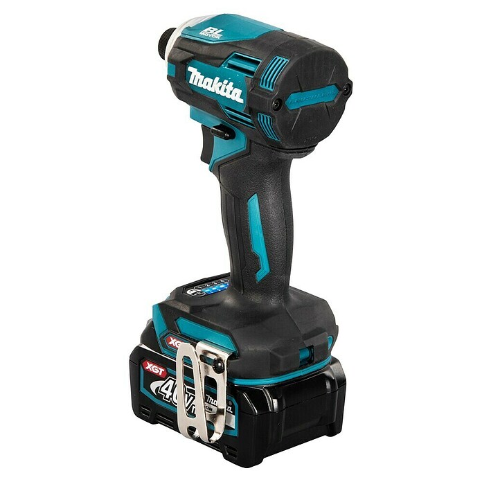 Makita XGT 40V max. Llave de impacto de batería TD001GZ (40 V, 2 baterías, 2,5 Ah) | BAUHAUS