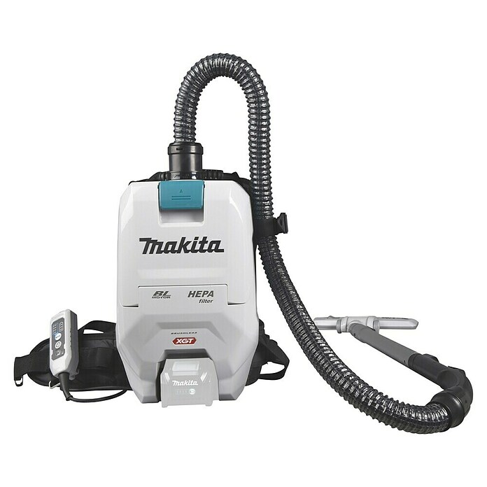 Makita XGT 40V max. Aspiradora con mochila de batería VC008GZ (40 V, Sin batería, Volumen de recipiente: 2 l) | BAUHAUS