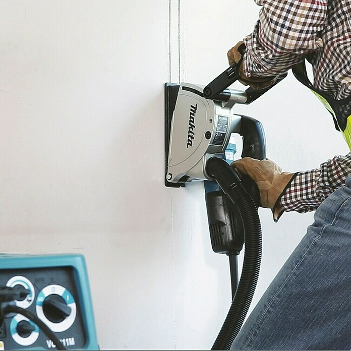 Makita Rozadora (Consumo de potencia: 1.400 W, Diámetro disco: 125 mm, Anchura de fresado: 6 mm - 30 mm)