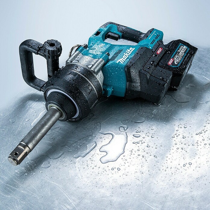 Makita XGT 40V max. Llave de impacto de batería TW010G (40 V, Sin batería, 3.150 Nm) | BAUHAUS