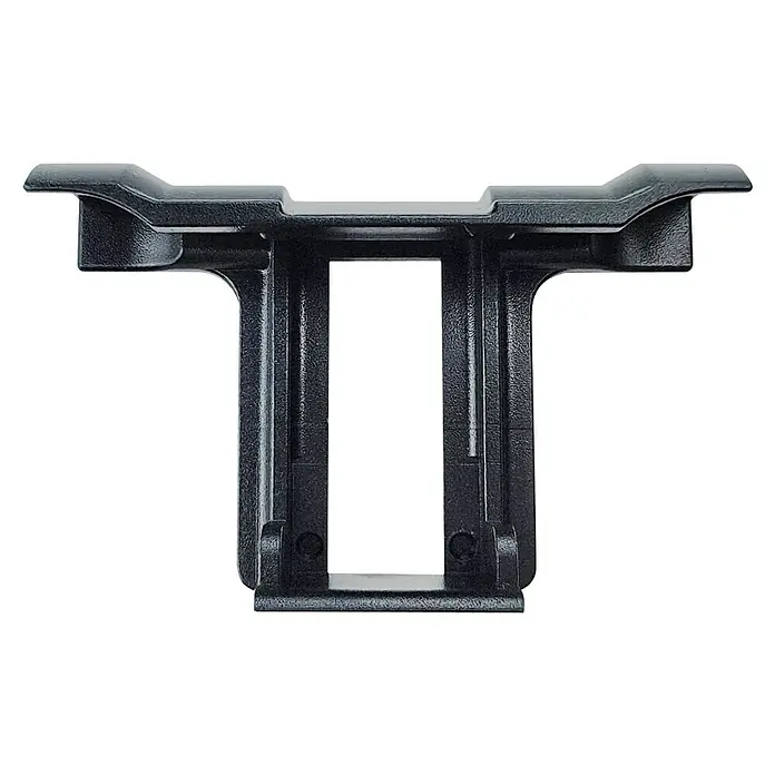Schwaiger Wasserablaufclips - Passend für: Solarmodule 30mm - Schwarze, texturierte T-förmige Montagehalterung.