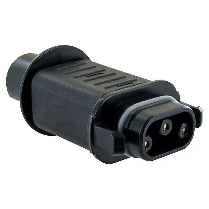 Schwaiger Adapter Betteri BC01 auf BC05 - Schwarz - Schwarzer dreipoliger Kunststoff-Elektrostecker.