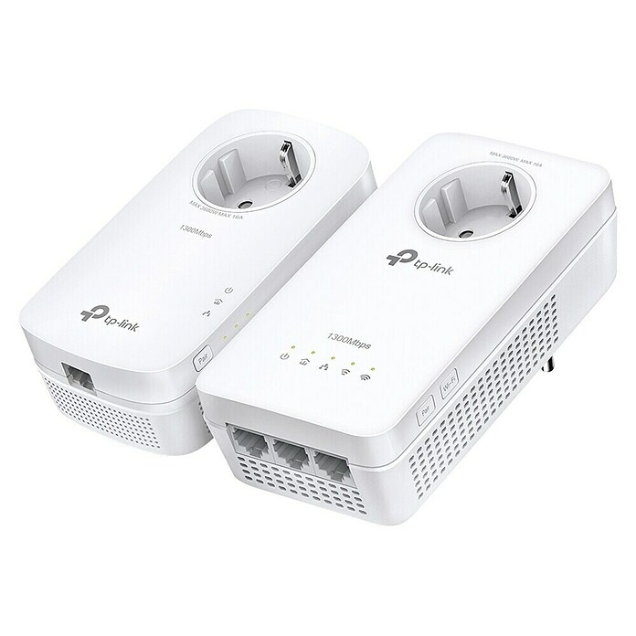 TP-Link WLAN-Verstärker TL-WPA1300P KIT Powerline Network (Weiß) | BAUHAUS