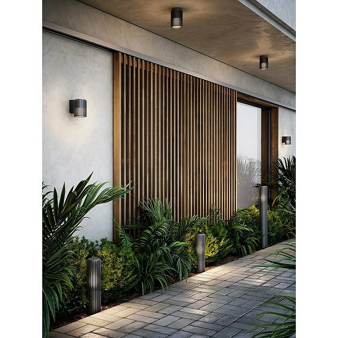 Nordlux Led-wandlamp Aludra (Antraciet, b x d x h: 12,4 x 17,4 x 16,8 cm) | BAUHAUS