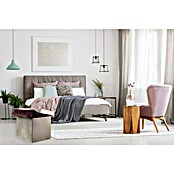 Puf Terciopelo (L x An x Al: 38 x 38 x 38 cm, Gris) | BAUHAUS