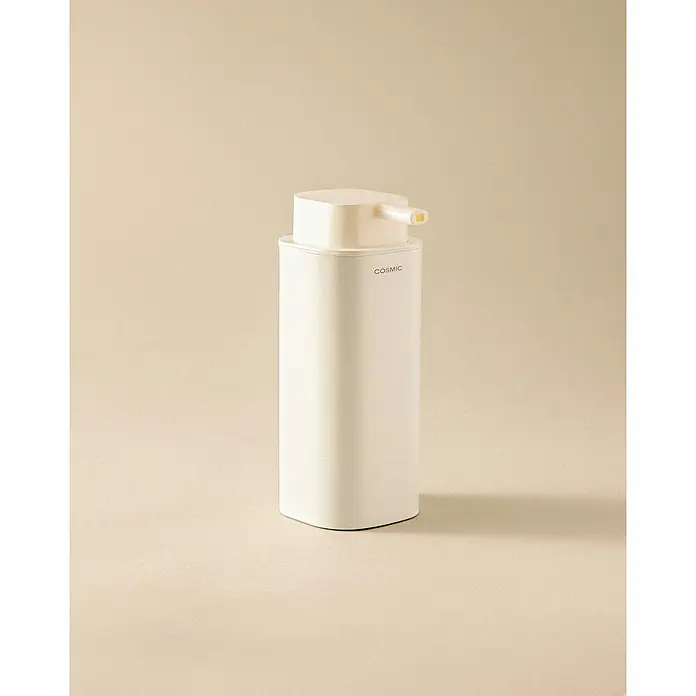 Cosmic Dispensador de jabón Nea - Plástico, Blanco, Mate - Dispensador de jabón blanco mate COSMIC con diseño minimalista.