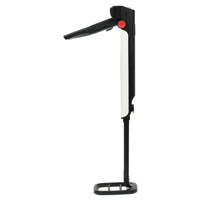 Minelab Metalldetektor GO-FIND 11 U-Light - L x B x H: 130 x 210 x 1.300 mm - Schwarz-weißer klappbarer Ständer mit Gelenk und stabilem Fuß, zur tragbaren Unterstützung.