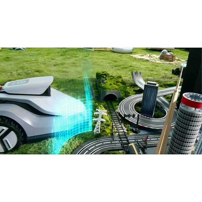 Terramow Set robotske kosilnice Terramow V1000 z garažo  (1.200 m², Širina reza: 20,3 cm, Navigacija s kamero) | 7261 - Mähroboter | IAEA - Rasenmäher | IAE - Gartenmotorgeräte | IA - Gartenhartware | I - Stadtgarten | BAUHAUS