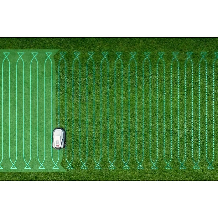 Terramow Set robotske kosilnice Terramow V1000 z garažo  (1.200 m², Širina reza: 20,3 cm, Navigacija s kamero) | 7261 - Mähroboter | IAEA - Rasenmäher | IAE - Gartenmotorgeräte | IA - Gartenhartware | I - Stadtgarten | BAUHAUS
