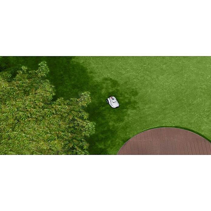 Terramow Set robotske kosilnice Terramow V600 z garažo  (600 m², Širina reza: 20,3 cm, Navigacija s kamero) | 7261 - Mähroboter | IAEA - Rasenmäher | IAE - Gartenmotorgeräte | IA - Gartenhartware | I - Stadtgarten | BAUHAUS