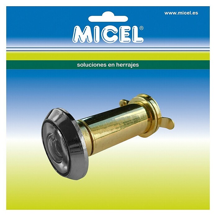 Micel Mirilla MR01 (180 °, Grosor de la puerta: 35 mm - 60 mm, Níquel/Latón) | BAUHAUS