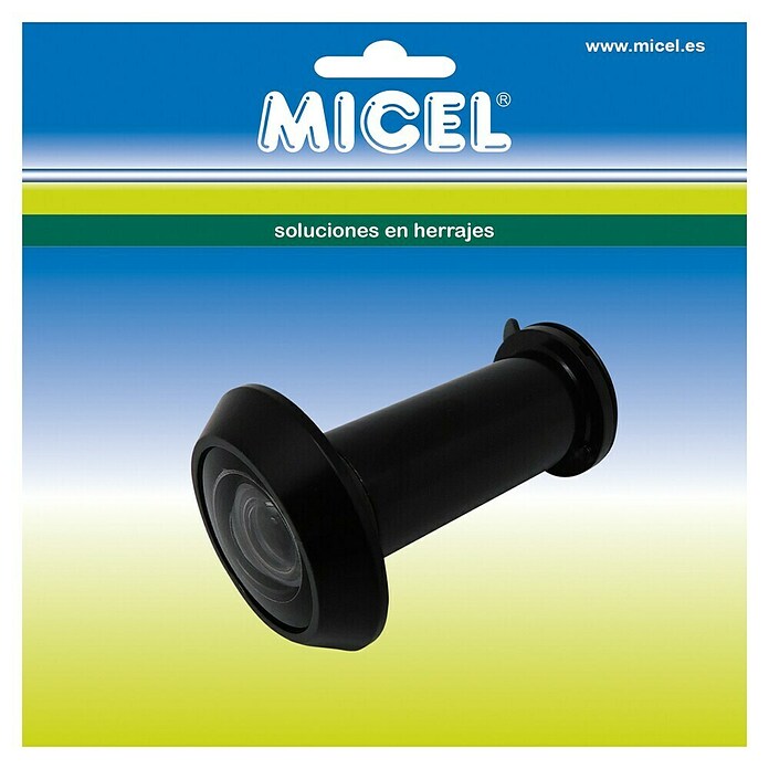 Micel Mirilla MR01 (180 °, Grosor de la puerta: 35 mm - 60 mm, Negro) | BAUHAUS