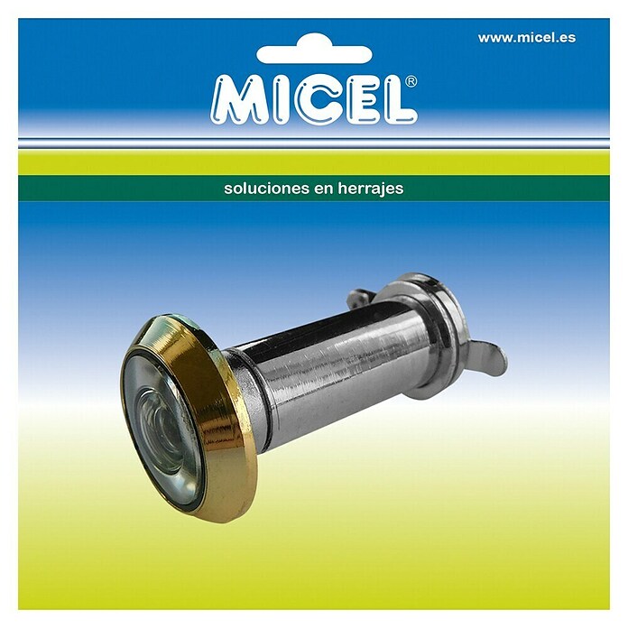 Micel Mirilla MR01 (180 °, Grosor de la puerta: 35 mm - 60 mm, Latón/Níquel) | BAUHAUS