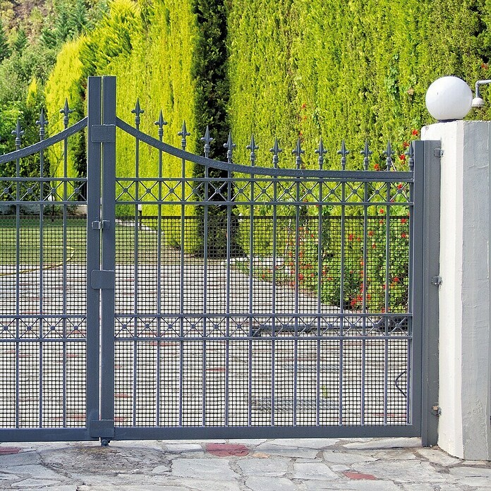 Tenax Malla protectora Quadra 10 (L x Al: 5 x 1 m, Antracita) | BAUHAUS
