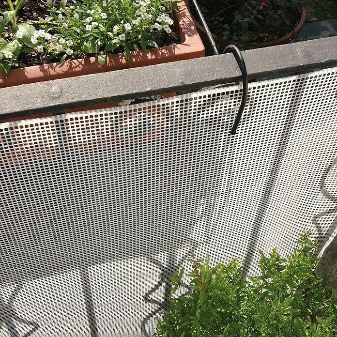 Tenax Malla protectora Quadra 05 (L x Al: 5 x 1 m, Blanco) | BAUHAUS