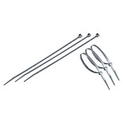 Tenax Set de bridas para cables (Largo: 29 cm, 50 ud., Plata) | BAUHAUS