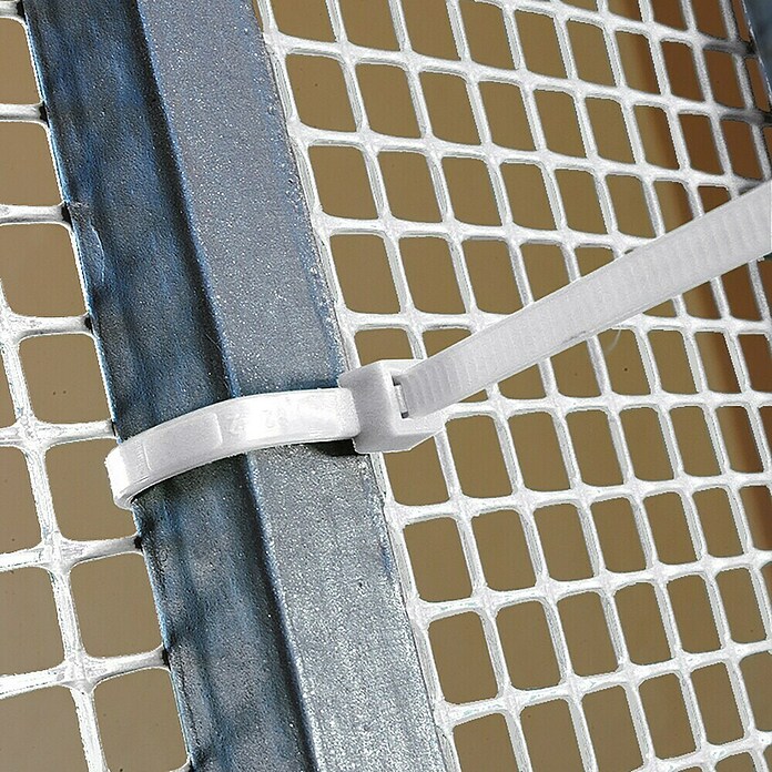 Tenax Set de bridas para cables (Largo: 29 cm, 50 ud., Blanco) | BAUHAUS