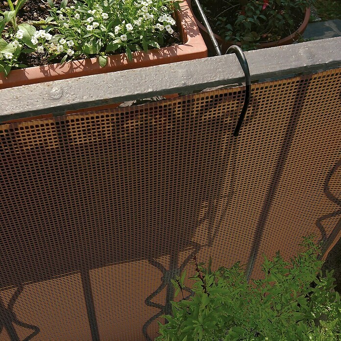 Tenax Malla protectora Quadra 05 (L x Al: 5 x 1 m, Marrón) | BAUHAUS