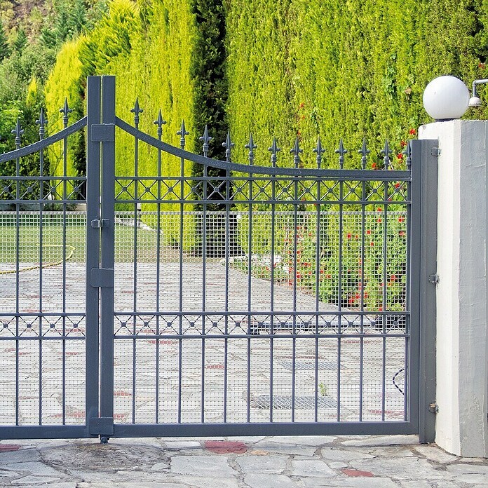 Tenax Malla protectora Quadra 10 (L x Al: 5 x 1 m, Plata) | BAUHAUS